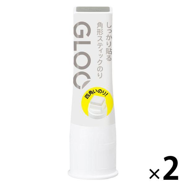 コクヨ スティックのり GLOO（グルー） しっかり貼るタイプ M 約22g 2本 タ-G302N