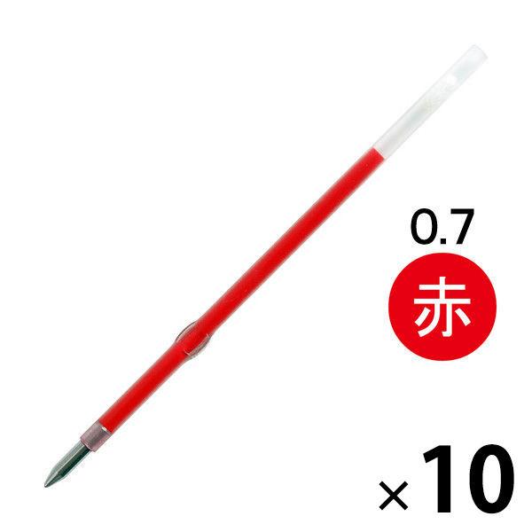 三菱鉛筆(uni) 油性ボールペン替芯 0.7mm 赤 S-7S 10本