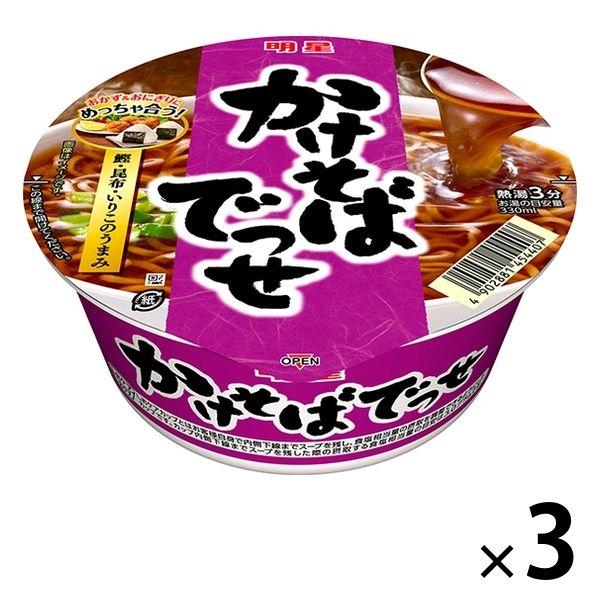 かけそばでっせ 3個 明星食品