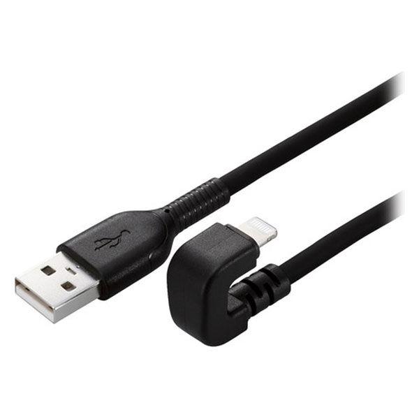 Lightningケーブル USB（A）[オス]-Lightning[オス] 1.2m U字 なめら...