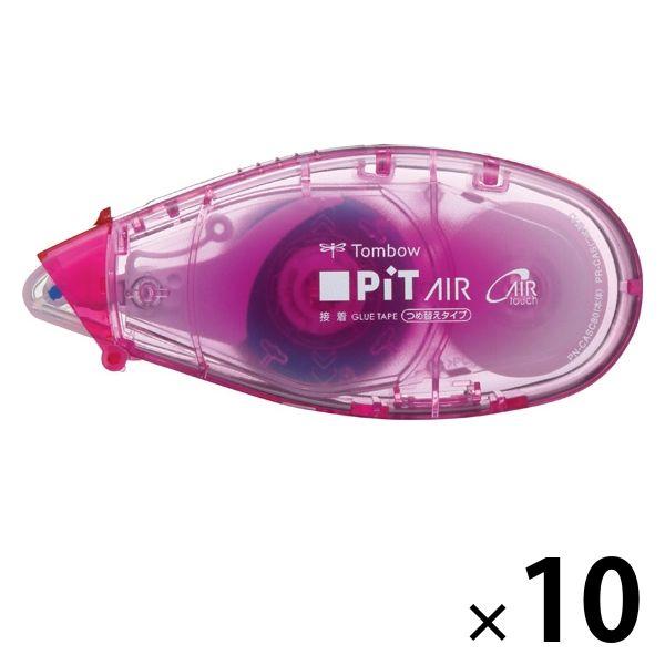 トンボ鉛筆【PIT】テープのり ピットエアーミニ詰め替えタイプ 本体 ピンク PN-CASC80 1...