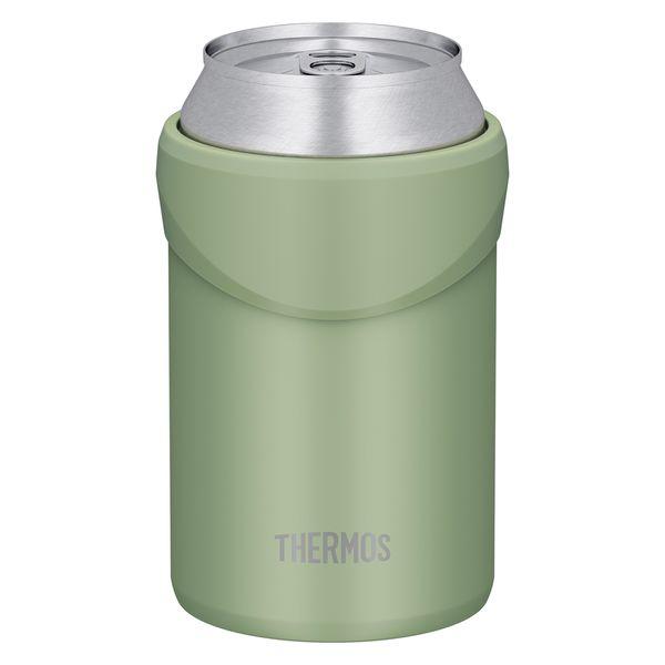 サーモス（THERMOS）保冷缶ホルダー カーキ 350ml缶用 JDU-350 KKI 1個