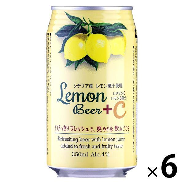 クラフトビール ビール フルーツビール 日本ビール レモンビール+C 350ml 缶 6本