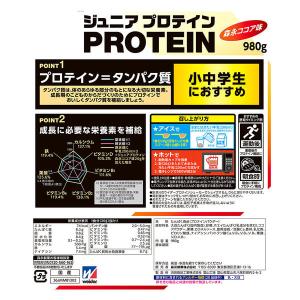 ジュニアプロテイン 牛乳でおいしいココア味 1...の詳細画像1