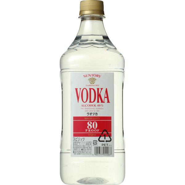 サントリー ウオッカ 80プルーフ キングサイズ 40度　1800ml　ペット　1本　ウオッカ