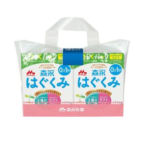 （0ヶ月から）森永 乳児用ミルク はぐくみ エコらくパックつめかえ用2箱セット（800g×2箱） 1セット 森永乳業　粉ミルク（イチオシ）