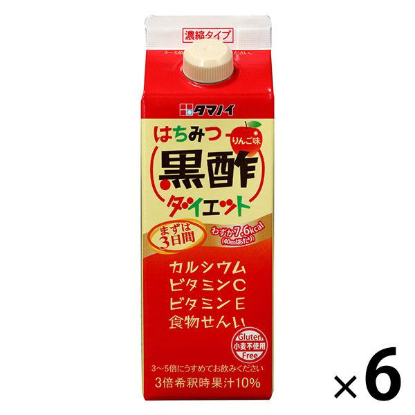 タマノイ はちみつ黒酢ダイエット濃縮タイプ 500ml 1セット（6本）