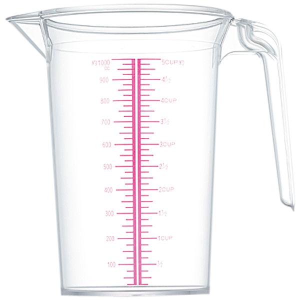 本間冬治工業 ポリカーボネイト 計量カップ メジャーカップ 1000cc