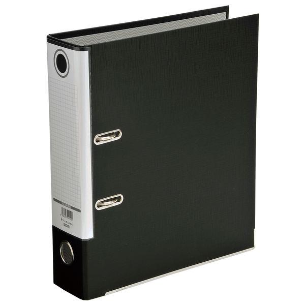 ハピラ レバー式アーチファイル A4タテ 背幅80mm ブラック SGLAF8BK 1冊