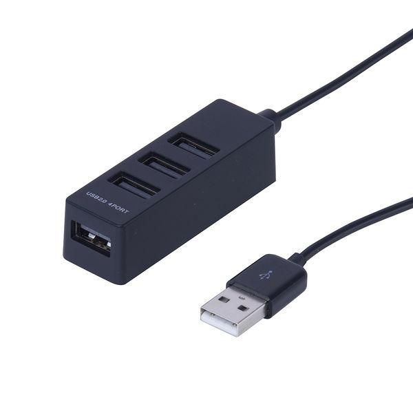 ナカバヤシ(Digio)　USBハブ(USB HUB)　バスパワー/USB2.0/4ポート/ケーブル...