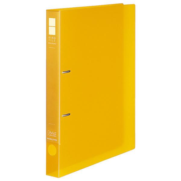 コクヨ リングファイル スリムスタイル（ワンタッチ開閉リング） A4タテ 丸型2穴 背幅33mm 2...