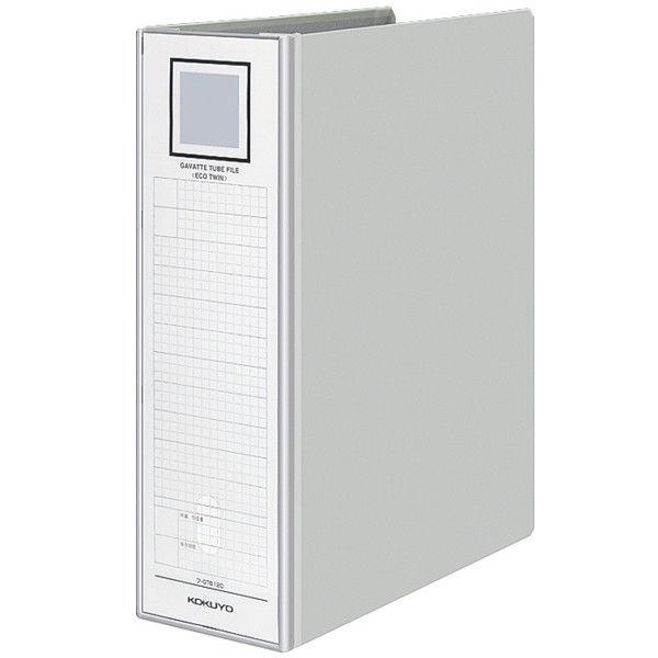 コクヨ（KOKUYO） ガバットチューブファイルエコツイン A4タテ 2穴 80・120mmとじ シ...
