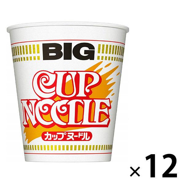 日清食品 日清 カップヌードル ビッグ カップ麺大盛 カップラーメン 1セット（12食）