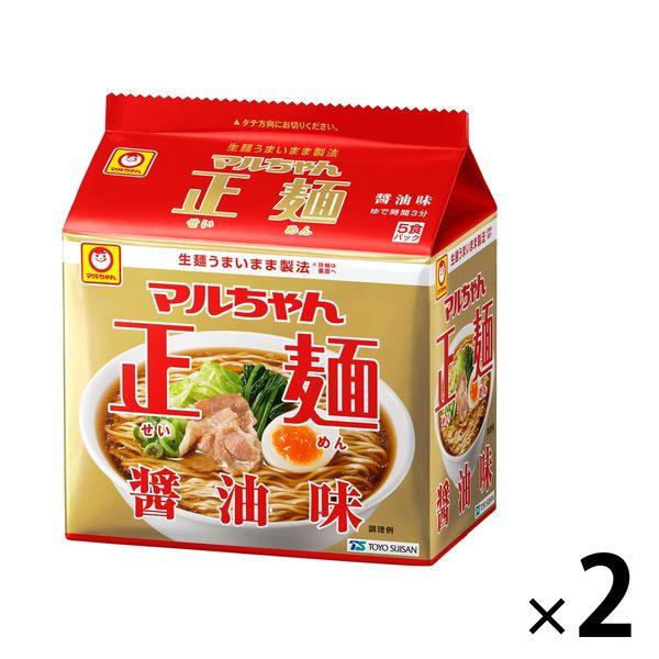 マルちゃん正麺　醤油味　5食パック×2