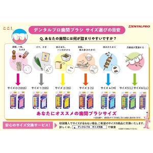 デンタルプロ 歯間ブラシ L字型 サイズ2(S...の詳細画像1