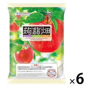 蒟蒻畑　りんご味　6袋 マンナンライフ　蒟蒻ゼリー　一口ゼリー