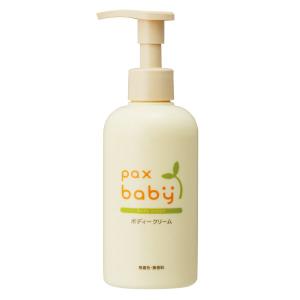 パックスベビー　ボディークリーム　ポンプタイプ　180g　1個　太陽油脂　無添加　無香料　保湿　新生児　天然由来100%