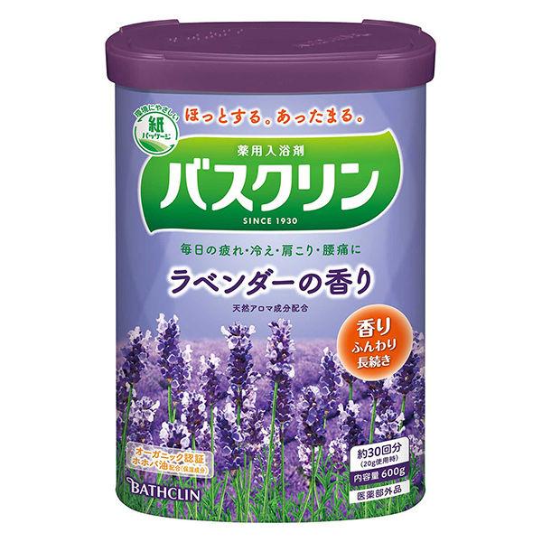 バスクリン ラベンダーの香り 600g お湯の色 ラベンダー（透明タイプ）