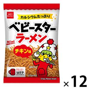 小袋 小分け 食べきりサイズ ベビースターラーメン チキン味 ミニ 21g 1セット（1袋×12）