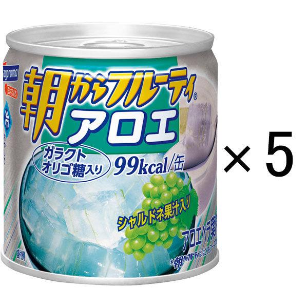 はごろもフーズ 朝からフルーティアロエ 1セット（5個）