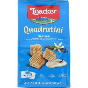 Loacker（ロアカー） クワドラティー二 バニラ 1袋 ウェハース 輸入菓子