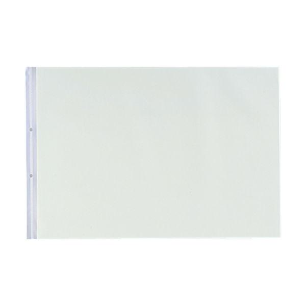 リヒトラブ(LIHIT LAB.) PPクリヤーポケット（E型） 2穴 A3ヨコ N2018 2袋（...