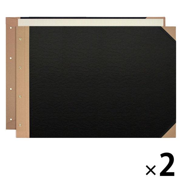 プラス とじ込表紙 A3ヨコ 307×430mm 4穴 FL-002TU 79219 2組