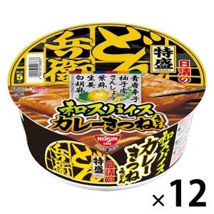 (期間限定)日清のどん兵衛 特盛 和スパイスカレーきつねうどん 日清食品 1セット（1個×12）カップ麺 カップうどん