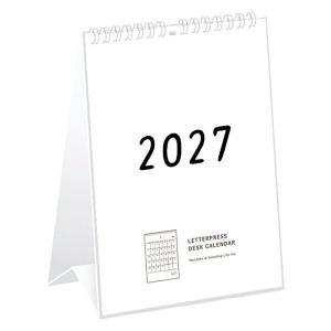 グリーティングライフ 【2027年版】卓上カレンダー リング Noritake 日曜始まり C-1757-NT 1冊