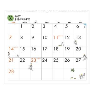 デザインフィル 【2027年版】壁掛カレンダー...の詳細画像2