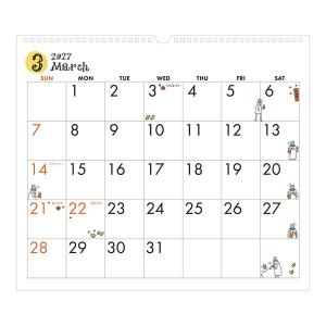 デザインフィル 【2027年版】壁掛カレンダー...の詳細画像3