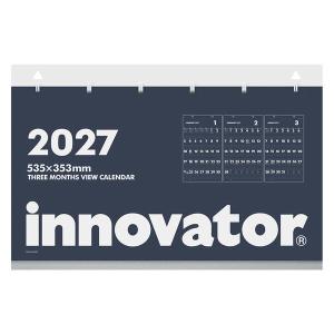 デザインフィル 【2027年版】イノベーター カレンダー 壁掛 3ヵ月 日曜始まり 31443006 1冊