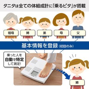 タニタ TANITA 体重計 体組成計 体脂肪...の詳細画像2