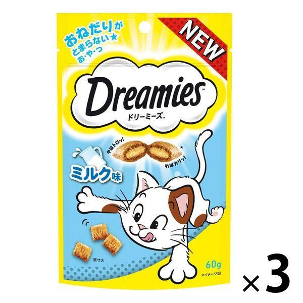 ドリーミーズ ミルク味 60g 3袋 マースジャパン キャットフード 猫 おやつ