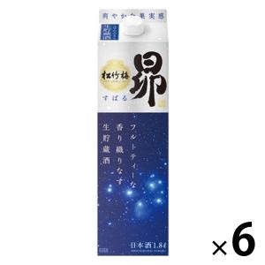 宝酒造 松竹梅「昴」〈生貯蔵酒〉1.8 L紙パック 1箱(6本入)