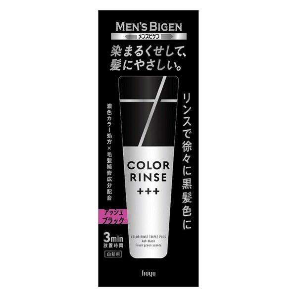 メンズビゲン カラーリンス 白髪用 トリプルプラス アッシュブラック 120g 1個 ホーユー
