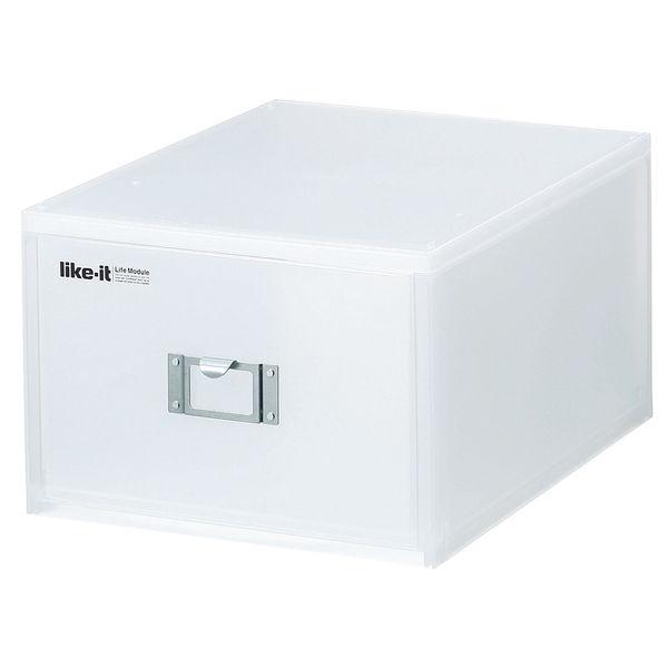 Like-it（ライクイット） DVDファイルユニット ホワイト MX-40W 吉川国工業所