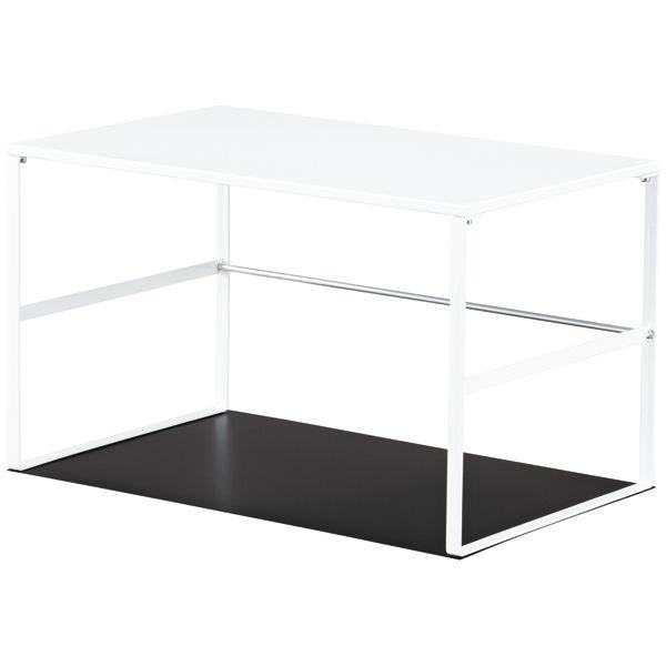 リヒトラブ(LIHIT LAB.) 机下台 幅520mm 白（ホワイト） A7360-0