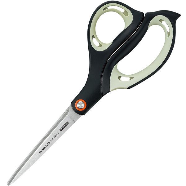 コクヨ はさみ エアロフィット スペリオ グルーレス刃 ブラック ハサミ ハサ-P240D 1本