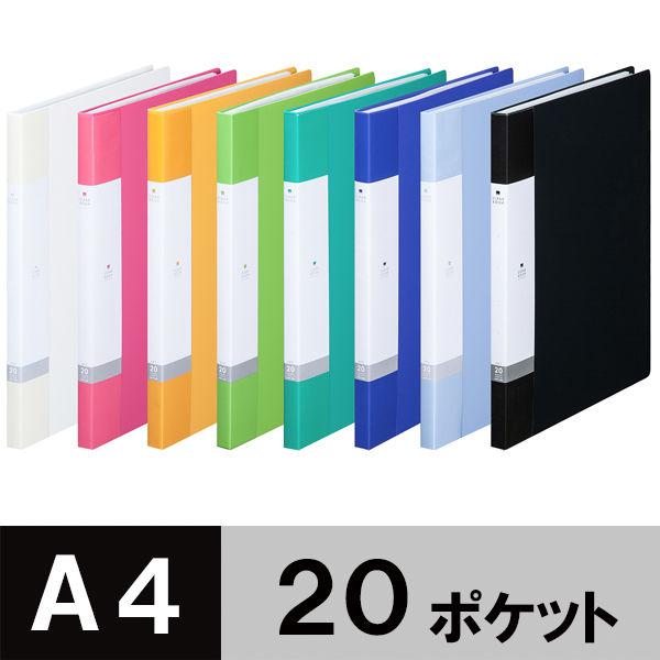 リヒトラブ クリヤーブック A4タテ 20ポケット アソートパック 1箱（10冊入） オリジナル 