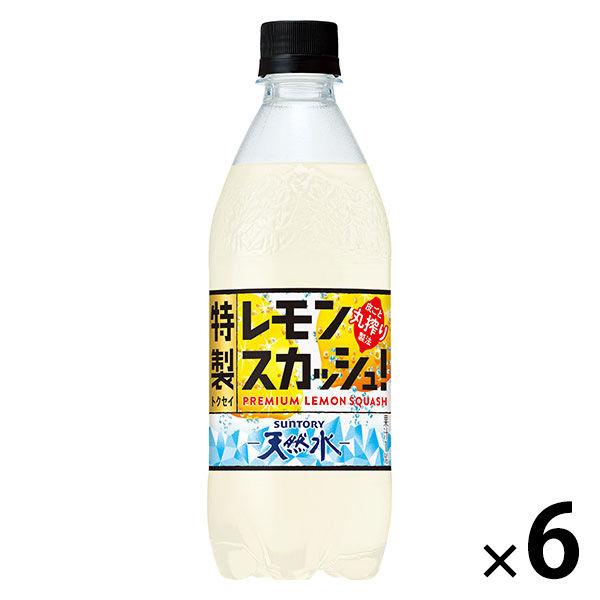 サントリー天然水 特製レモンスカッシュ 500ml 1セット（6本）