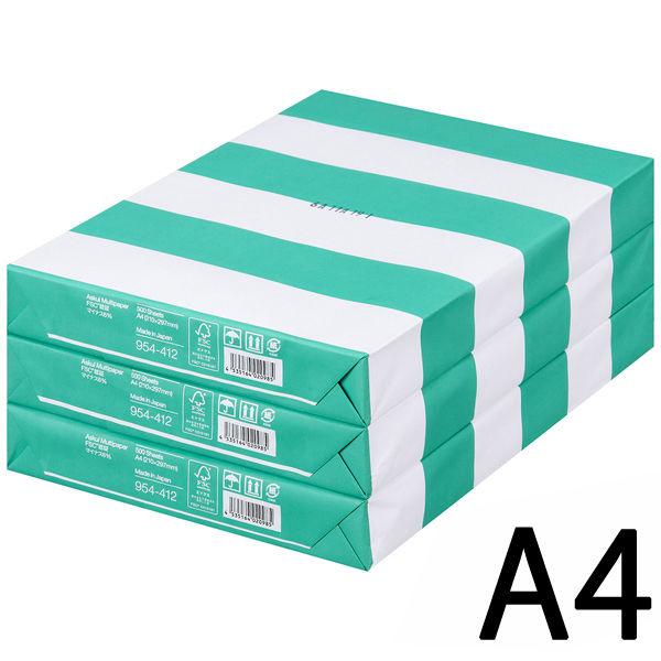 コピー用紙　マルチペーパー　マイナス6%　A4 1セット（1500枚：500枚入×3冊） 国内生産品...