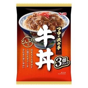 【セール】どんぶり党 牛丼 120g×3個 1袋 エスビー食品 レトルト ごはんもの、丼物の商品画像