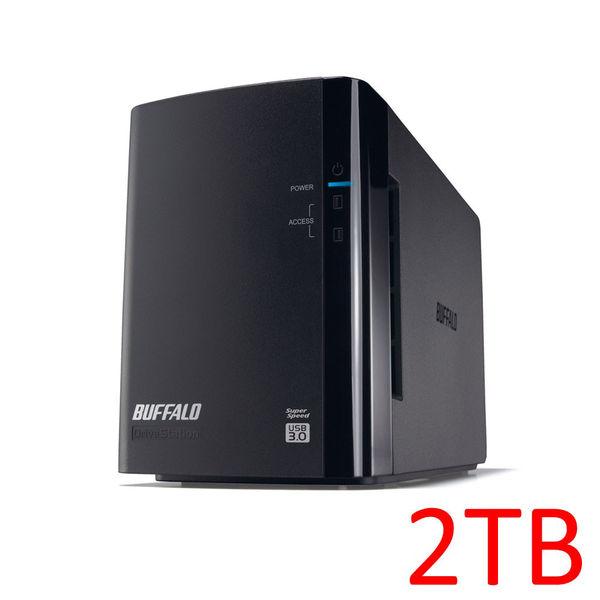 バッファロー ミラーリング機能搭載外付けHDD HD-WL2TU3/R1J 2TB ブラック 2TB...