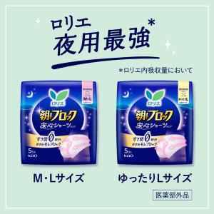 特別心配な夜用 ロリエ 朝までブロック 安心シ...の詳細画像5