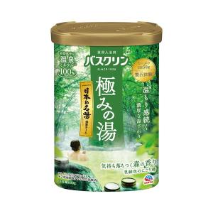 薬用 入浴剤 粉末 バスクリン 極みの湯 気持ち落ちつく森の香り 600g 1個 にごりタイプ 日本の名湯開発チーム 医薬部外品 アース製薬
