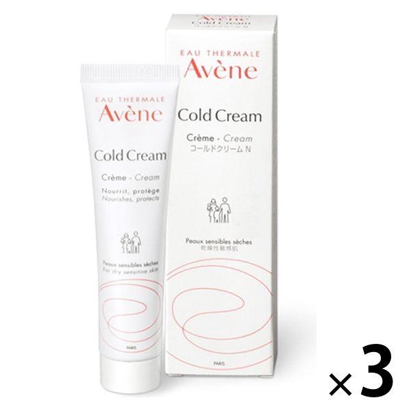 Avene（アベンヌ） コールドクリーム n 36g 〈部分用保湿クリーム 敏感肌用〉　3個