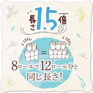 トイレットペーパー 8ロール入 ダブル 1.5...の詳細画像5