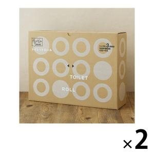 トイレットペーパー 12ロール入 シングル 180m ロハコ限定 トイレットロール3倍巻（個包装） 1セット（2箱）（イチオシ） オリジナル