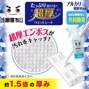 水の激落ちくん 超厚ウエットシート 1パック(...の詳細画像2